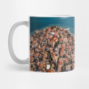 Greek Village from Drone Mug